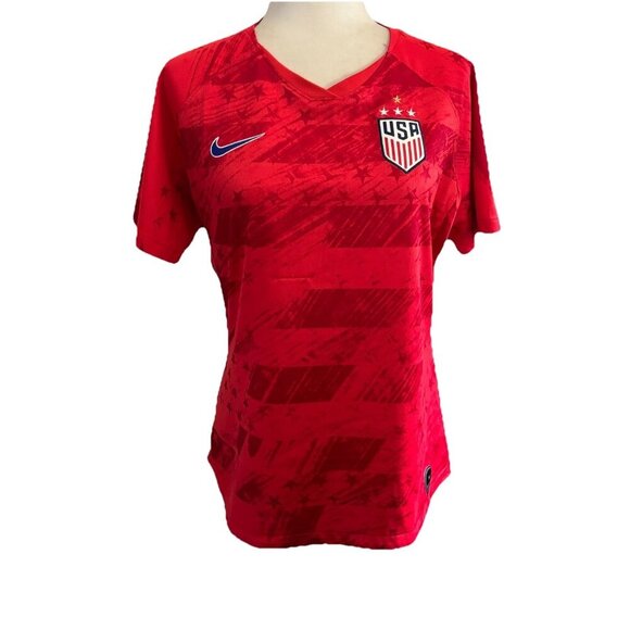 Nike Team USA Soccer Jersey Women Large One Nation One Team - Picture 1 of 12